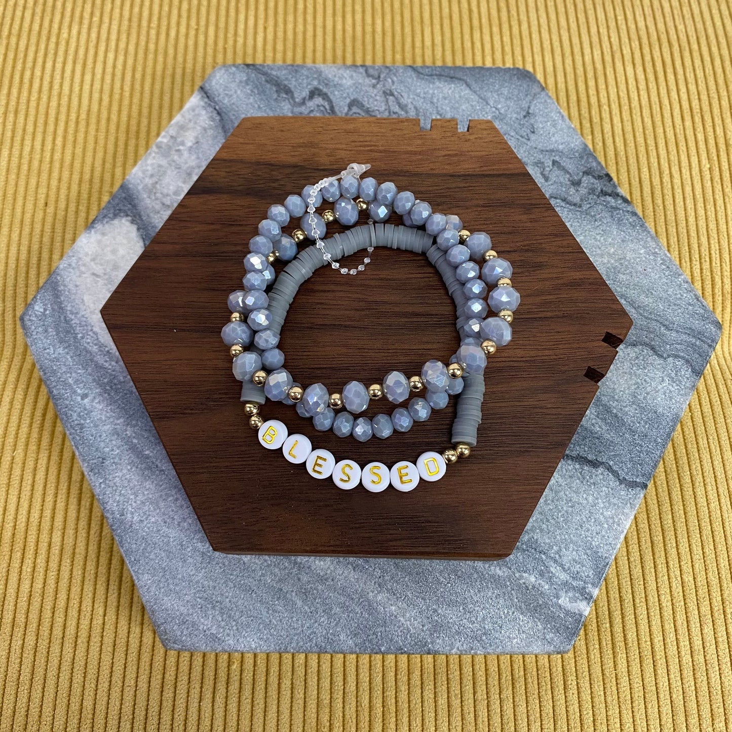 Bracelet Pack - Blessed - Grey