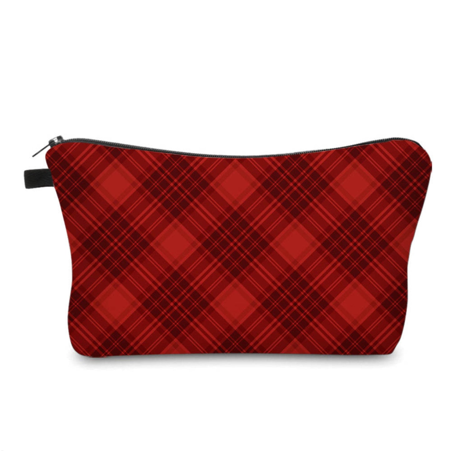 Pouch - Plaid Dark Red