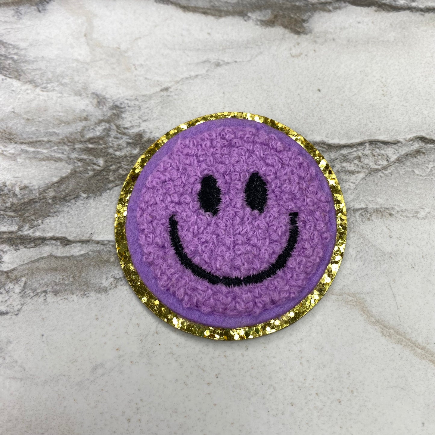 Chenille Patches - Smiley