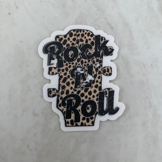 Vinyl Sticker - Western - Rock N Roll