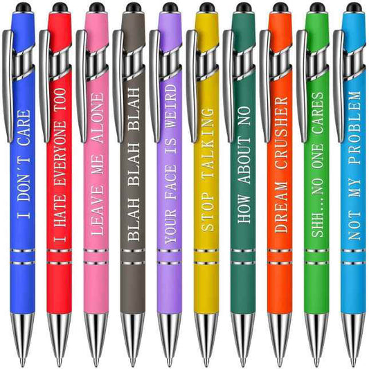 Pen Set - Snarky “Don’t Care” - PREORDER