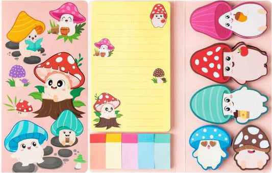 Sticky Note Booklet Set - Mushrooms - PREORDER