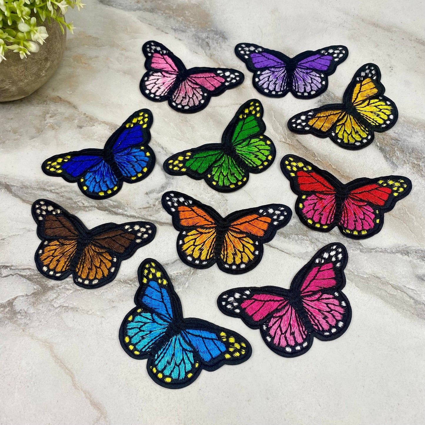 Embroidered Patches - Butterfly