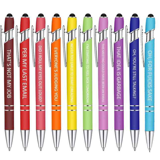 Pen Set - Rude, Snarky Work/Office - PREORDER