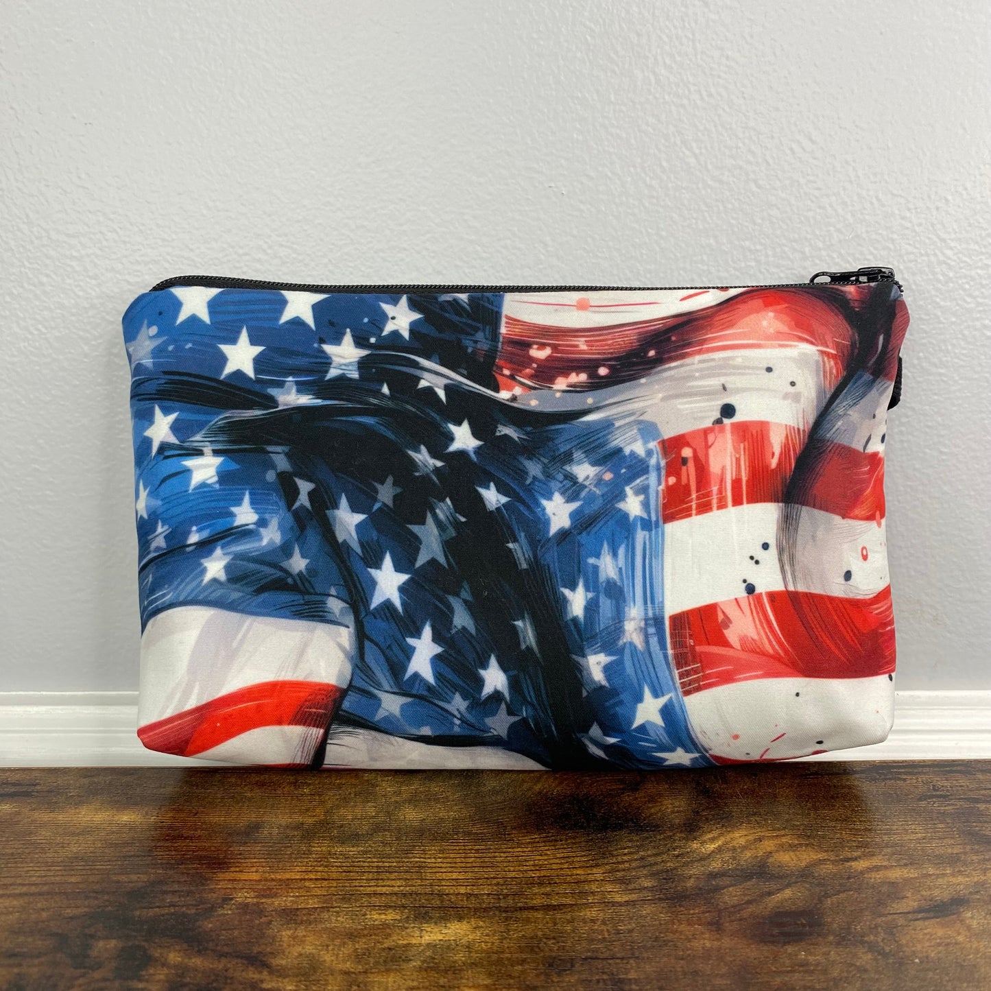 Pouch - Americana - Painted Flag