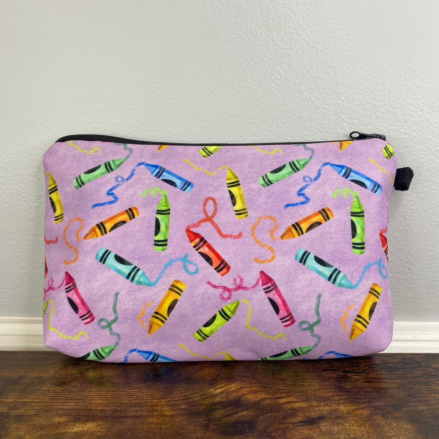 Pouch - Crayons Purple