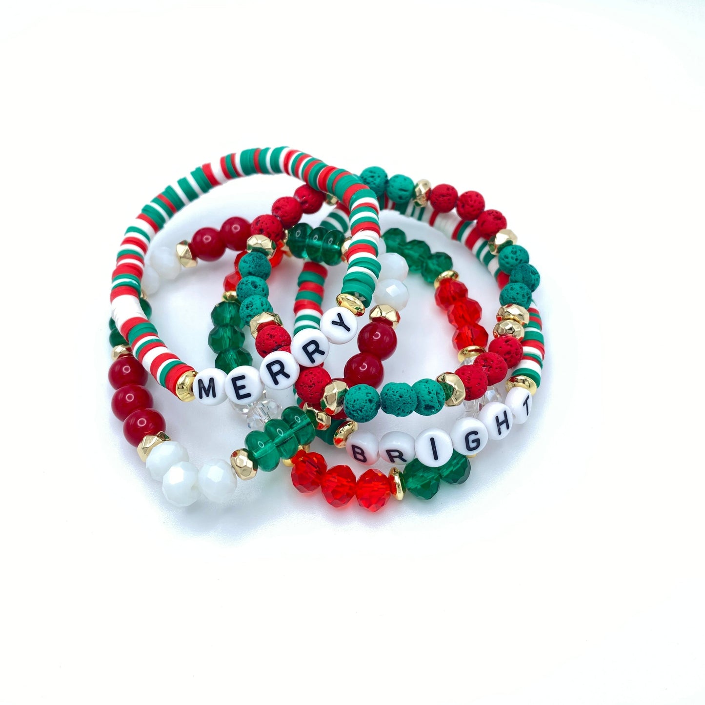 Bracelet Pack - Holiday Christmas - Merry & Bright