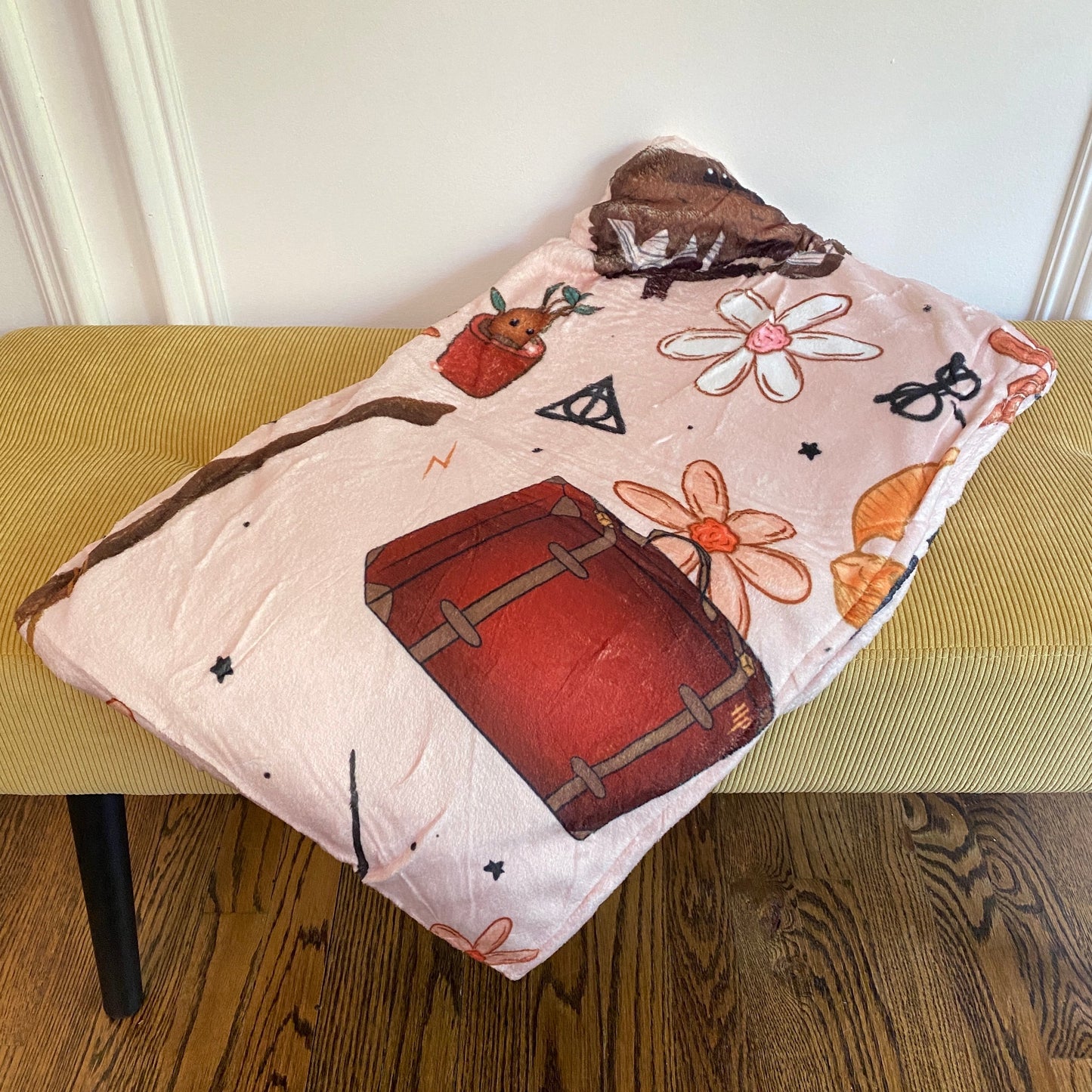 Blanket - Magic Floral Suitcase