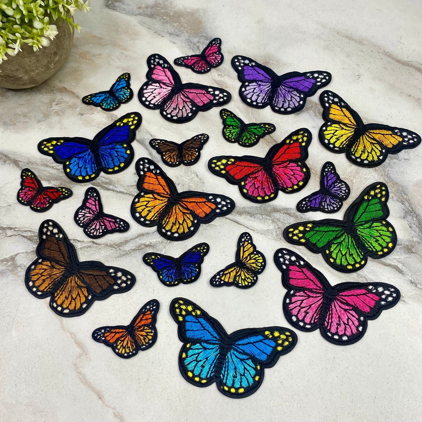 Embroidered Patches - Butterfly