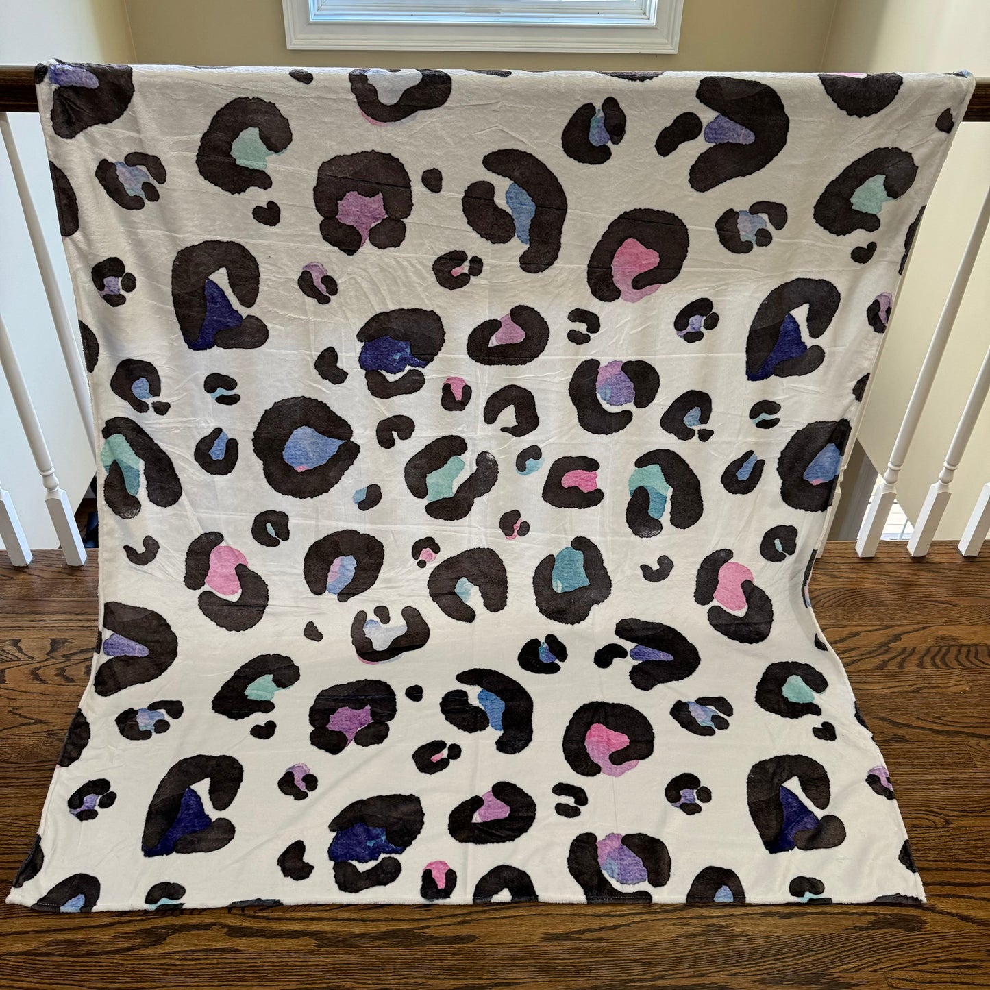 Blanket - Colorful Snow Leopard Print