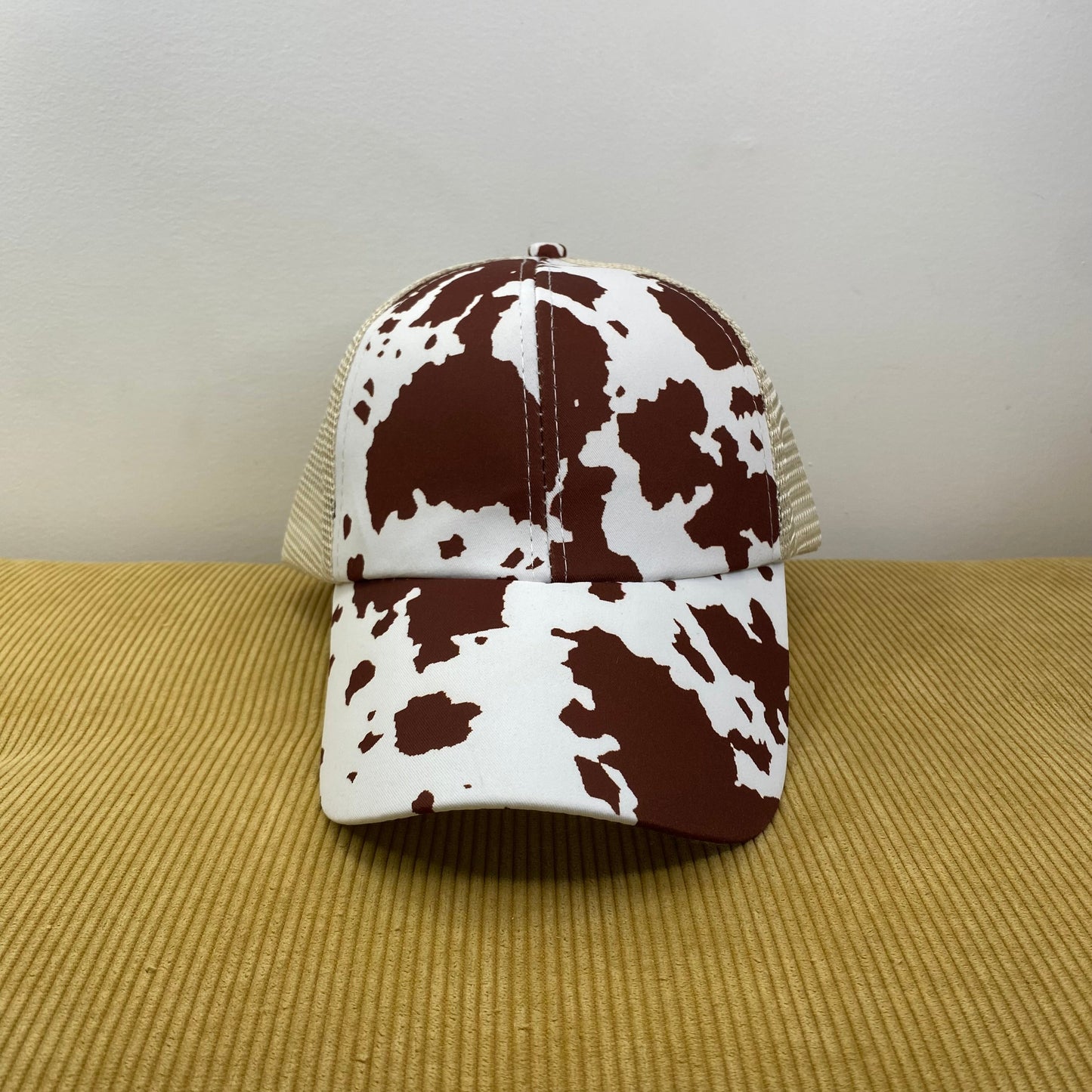 Hat - Ponytail - Brown Cow