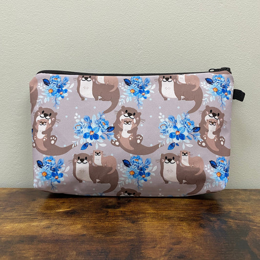 Pouch - Otter Blue Floral