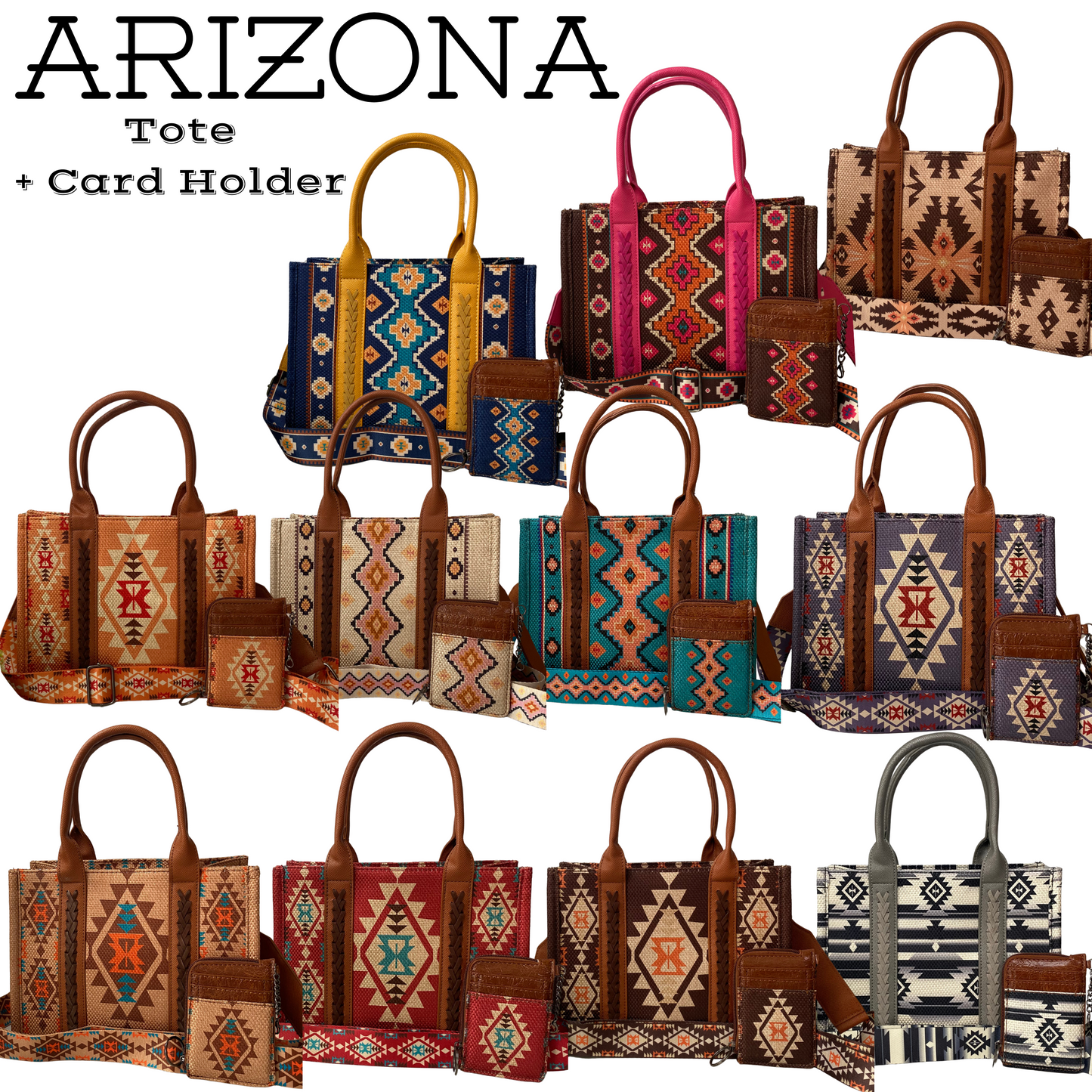 Arizona Tote + Card Holder - Small