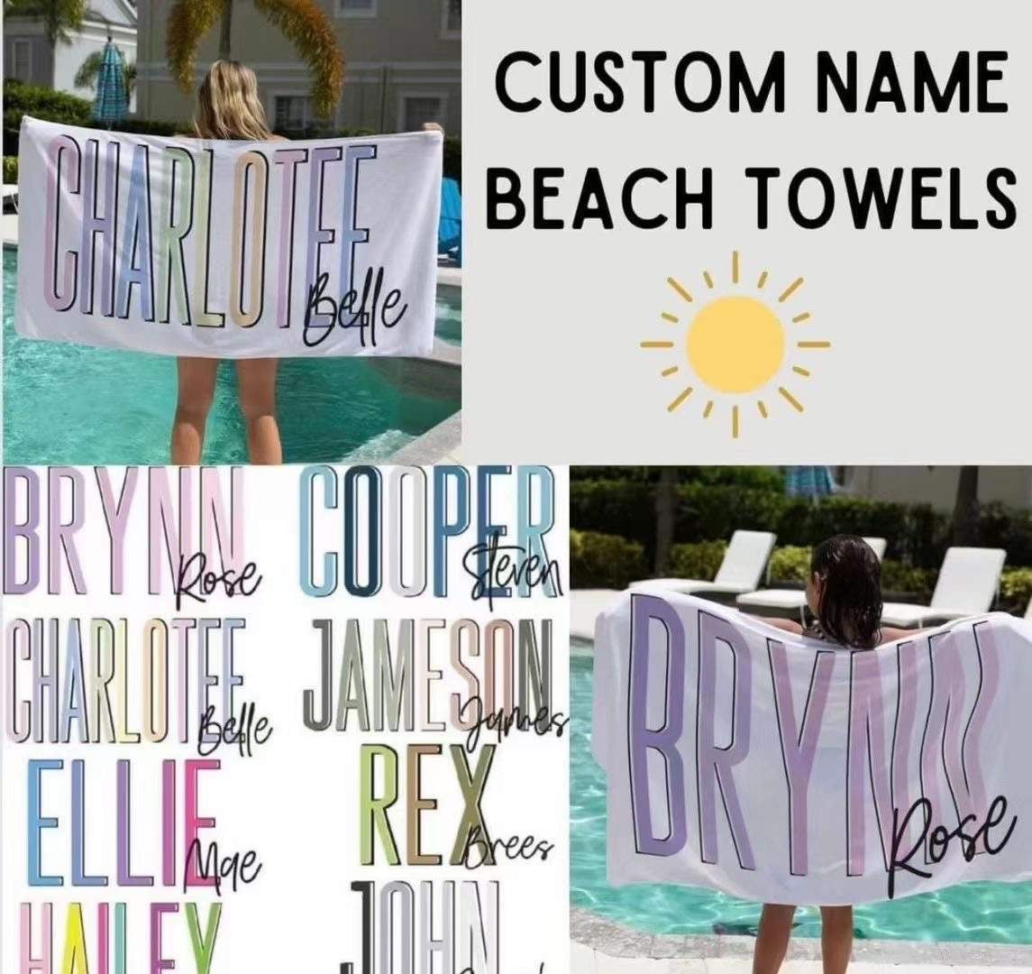 Beach Towel - Style 5 - PREORDER 6/16-6/20