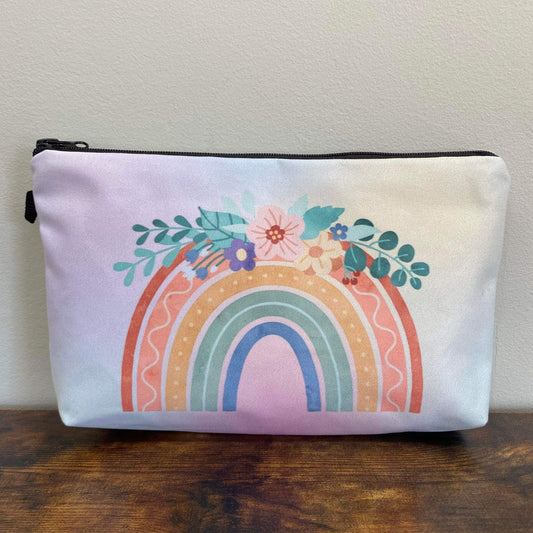 Pouch - Rainbow, Pastel Floral