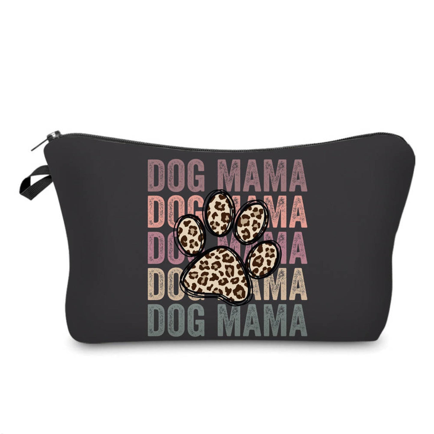 Pouch - Dog Mama Charcoal Paw