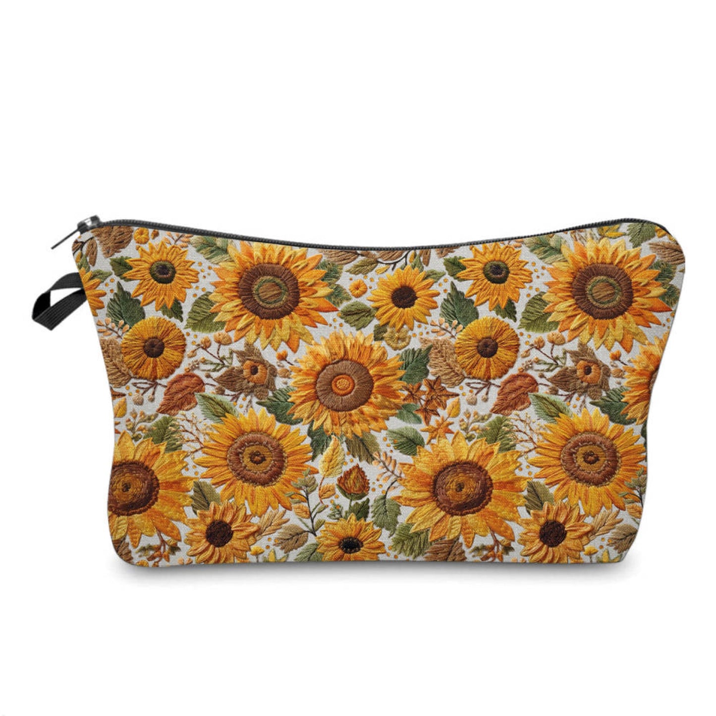 Pouch - Sunflower Embroidery