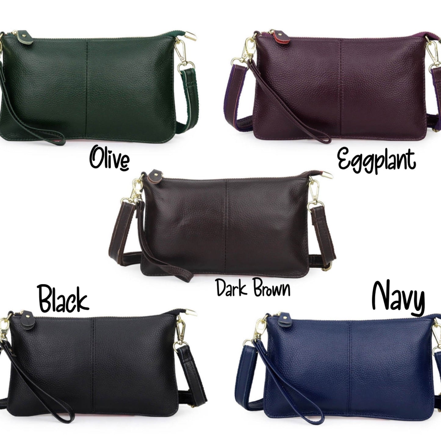 Megan Clutch Crossbody - Genuine Leather - PREORDER