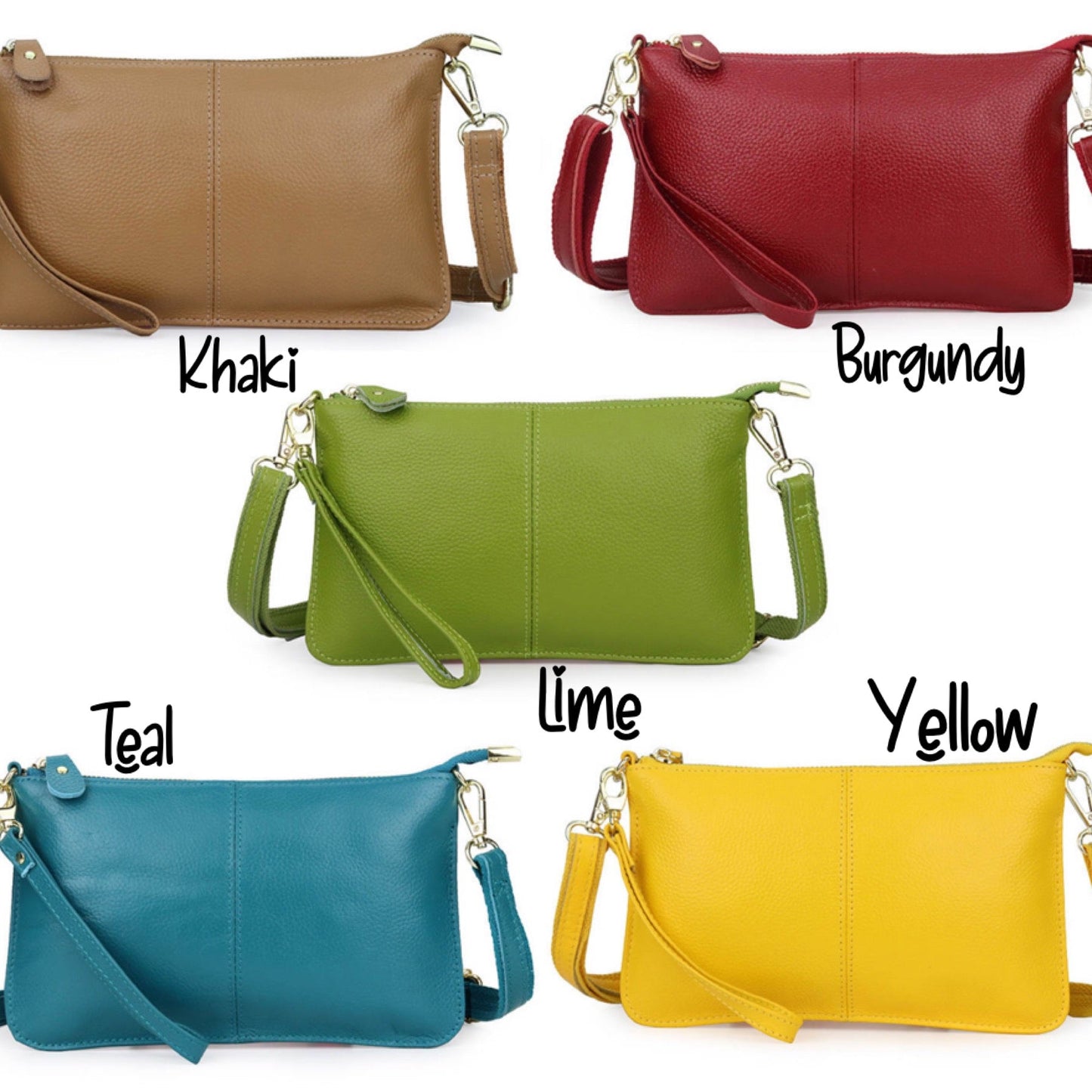 Megan Clutch Crossbody - Genuine Leather - PREORDER