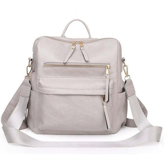 Brooke Backpack - Light Grey