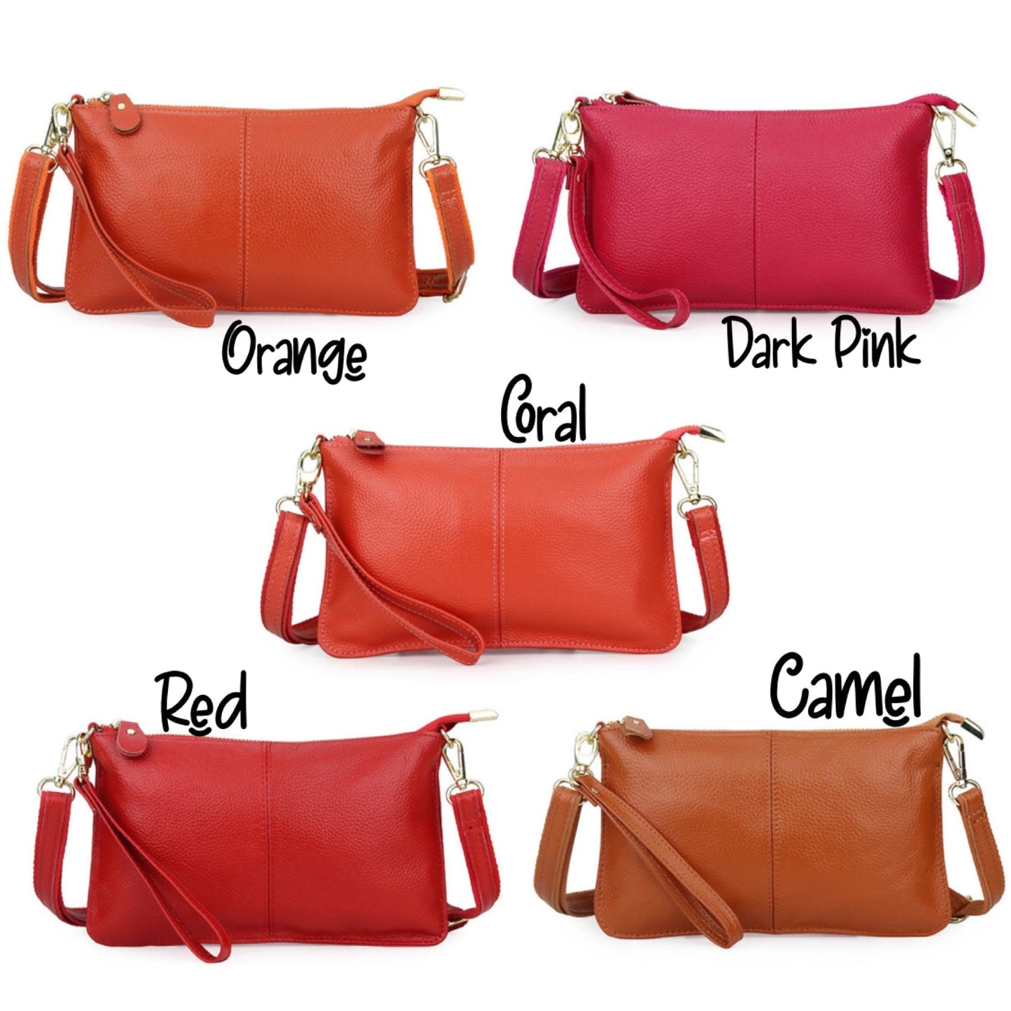 Megan Clutch Crossbody - Genuine Leather - PREORDER