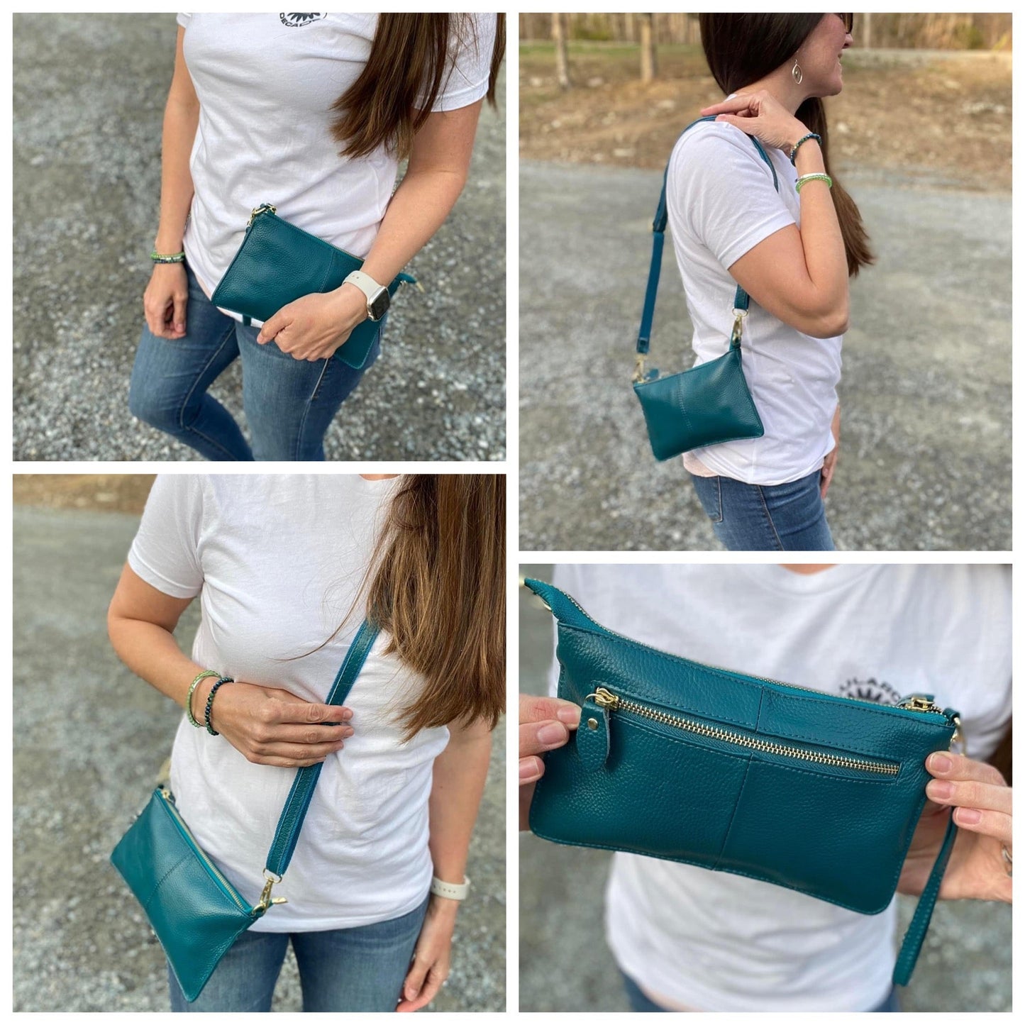 Megan Clutch Crossbody - Genuine Leather - PREORDER