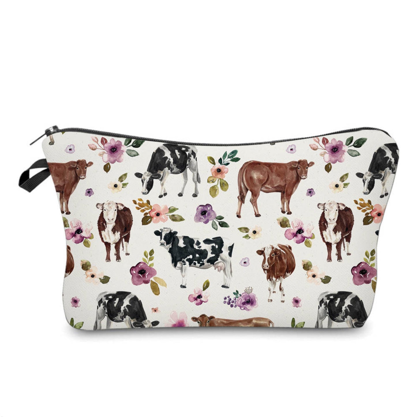 Pouch - Farm, Cow Floral