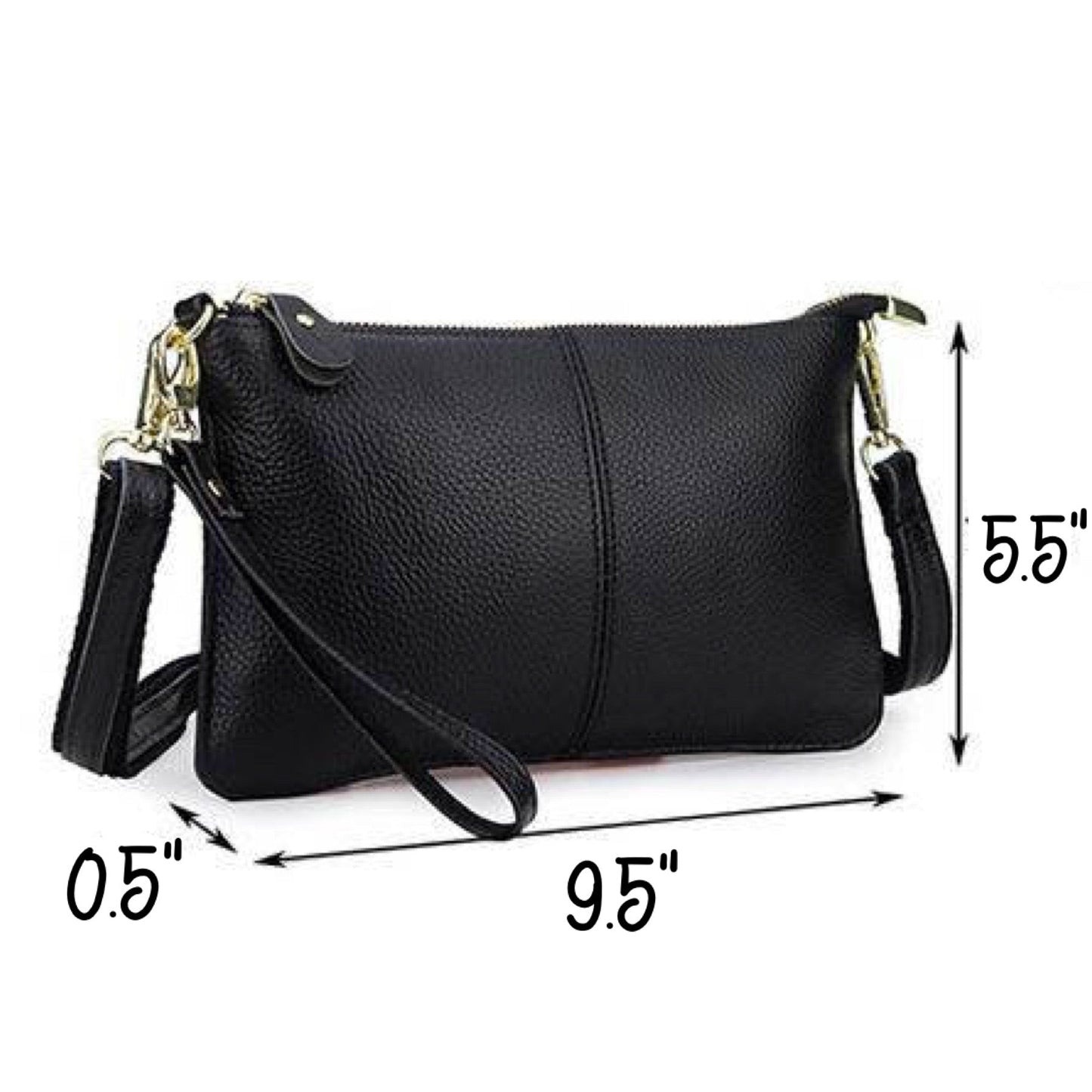 Megan Clutch Crossbody - Genuine Leather - PREORDER