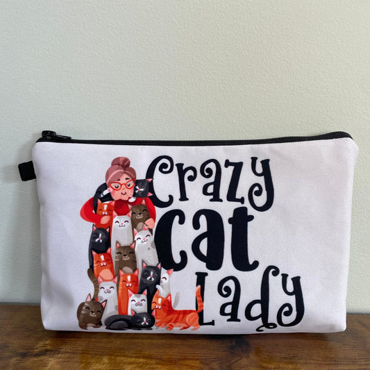 Pouch - Cat, Crazy Cat Lady