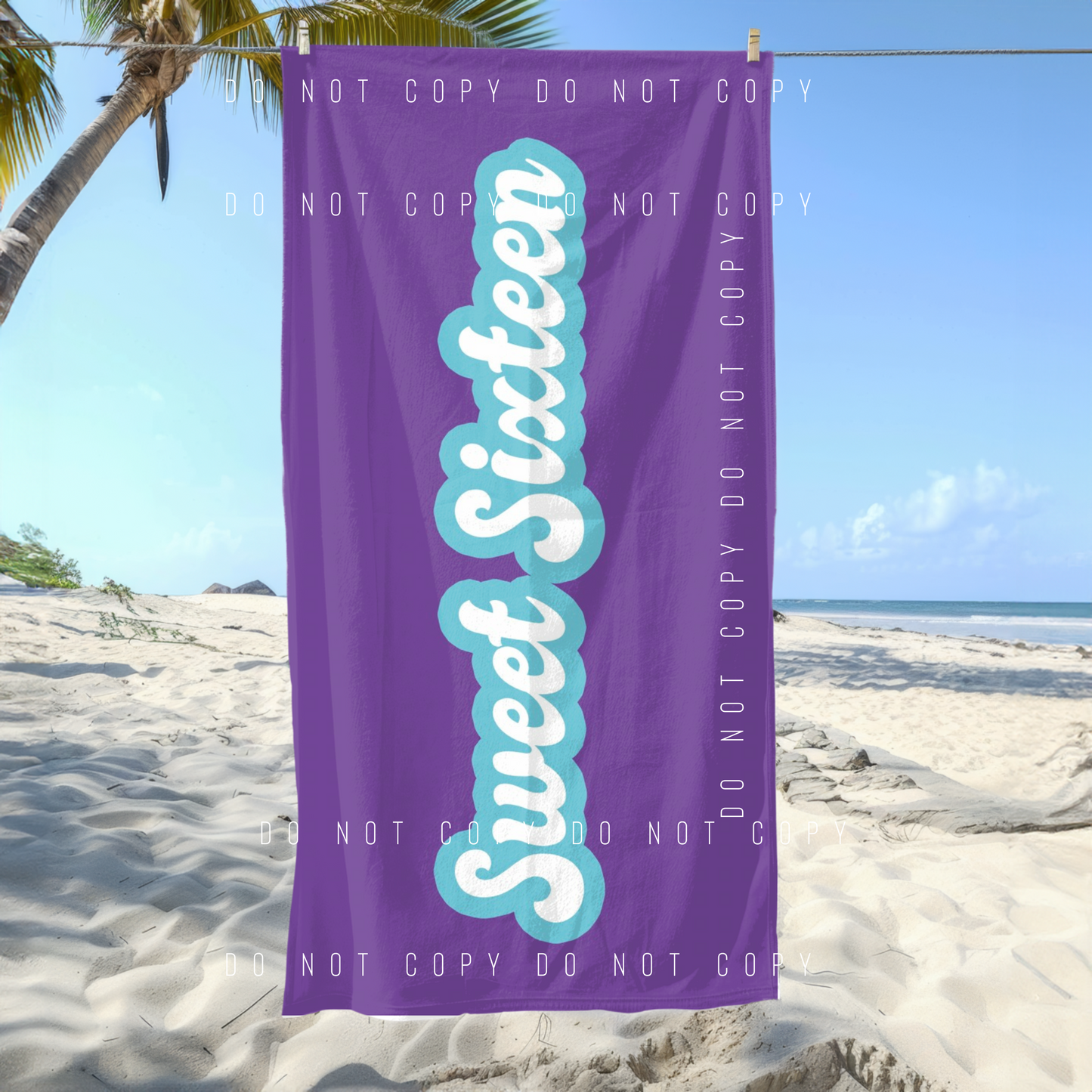 Beach Towel - Style 7 - PREORDER 6/16-6/20