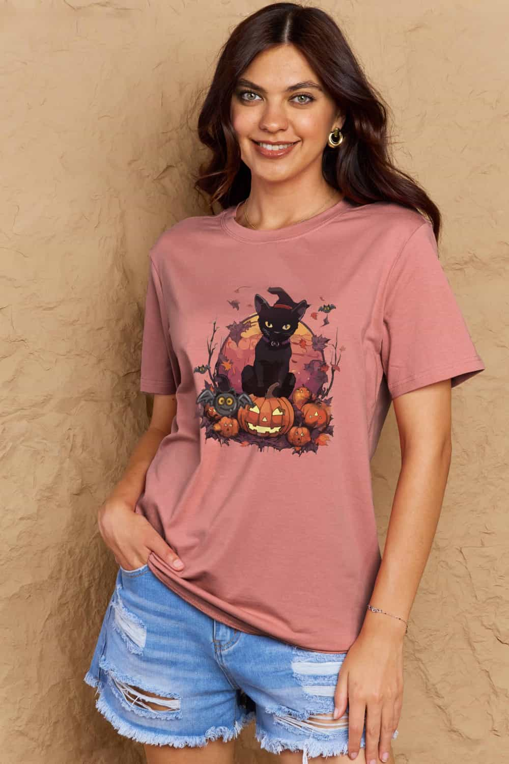 Simply Love Full Size Halloween Theme Graphic T-Shirt