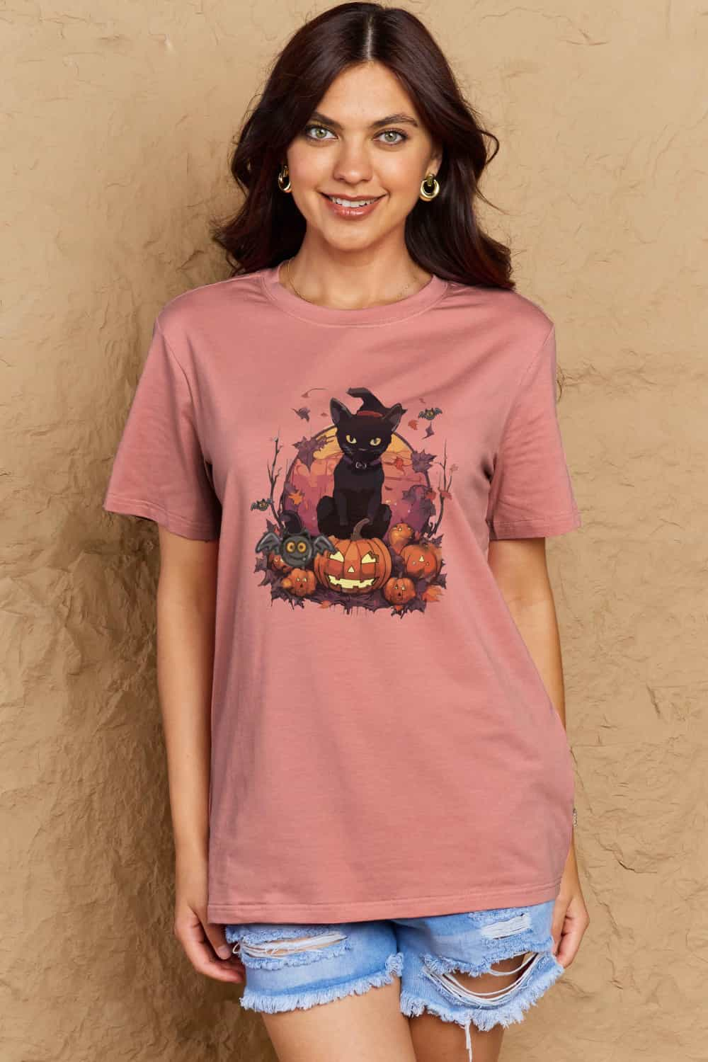 Simply Love Full Size Halloween Theme Graphic T-Shirt