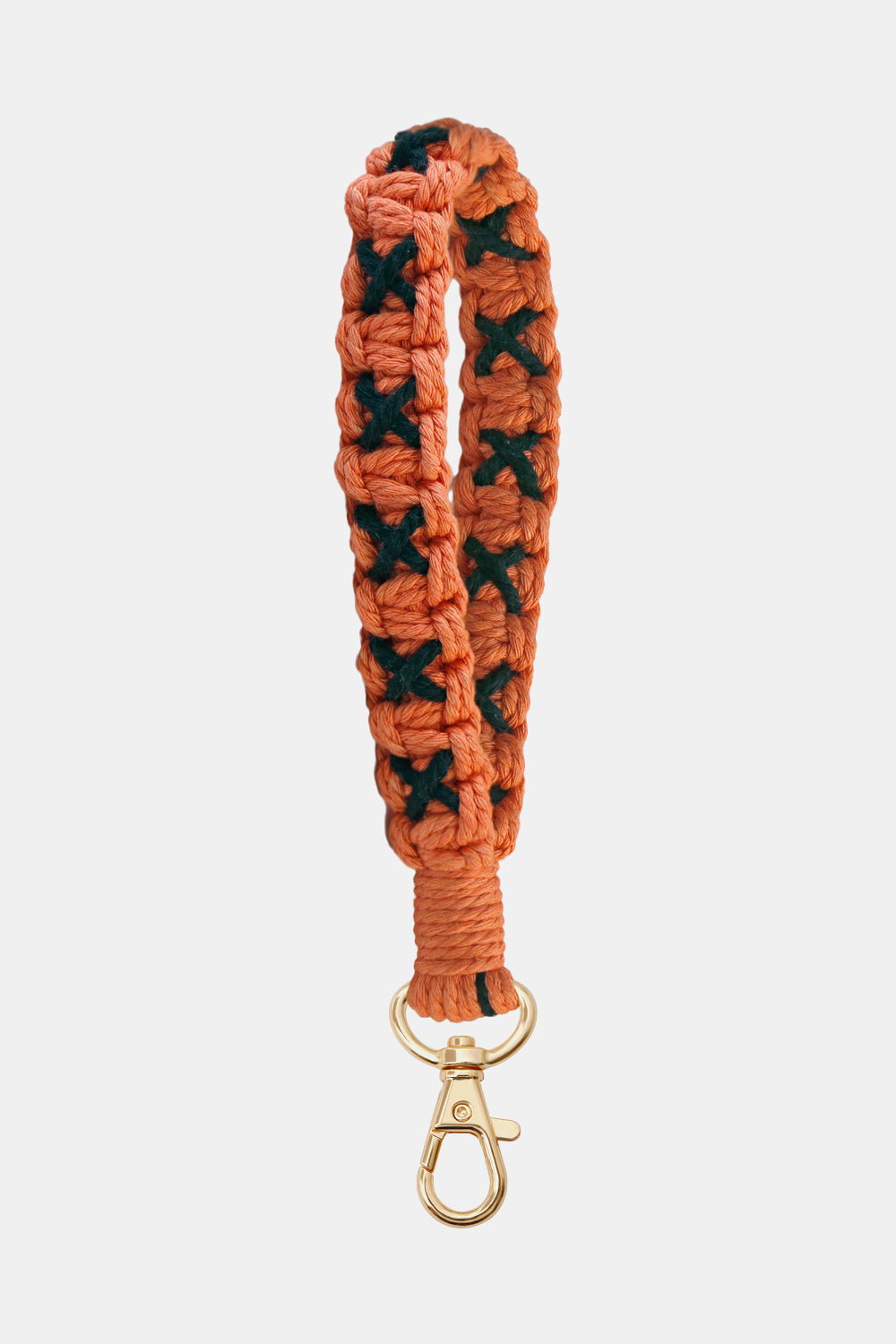 Contrast Macrame Key Chain