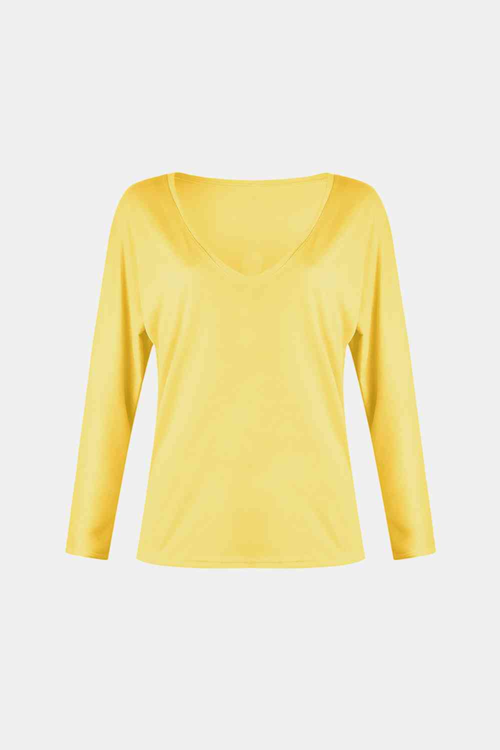 V-Neck Long Sleeve T-Shirt